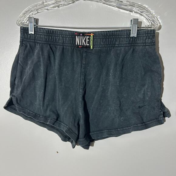 Nike Mini Shorts Activewear Distressed Gray Women’s Size Small - Picture 1 of 6